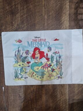Disney The Little Mermaid Ariel Kids Standard Cotton Pillowcase Nostalgic